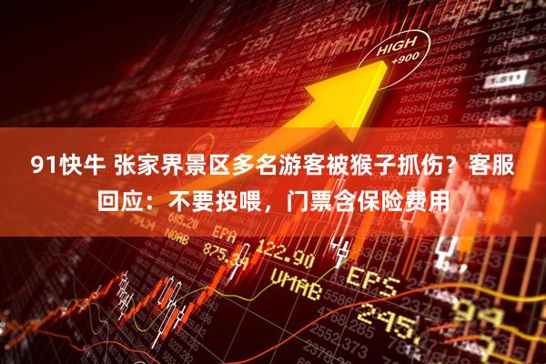 91快牛 张家界景区多名游客被猴子抓伤？客服回应：不要投喂，门票含保险费用