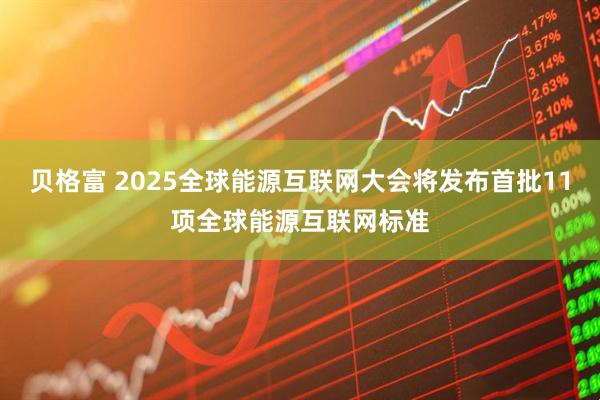 贝格富 2025全球能源互联网大会将发布首批11项全球能源互联网标准