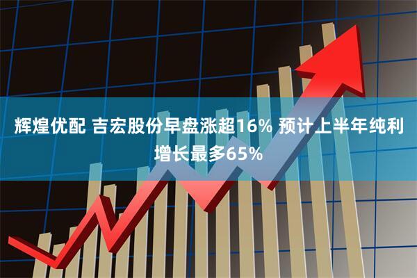 辉煌优配 吉宏股份早盘涨超16% 预计上半年纯利增长最多65%