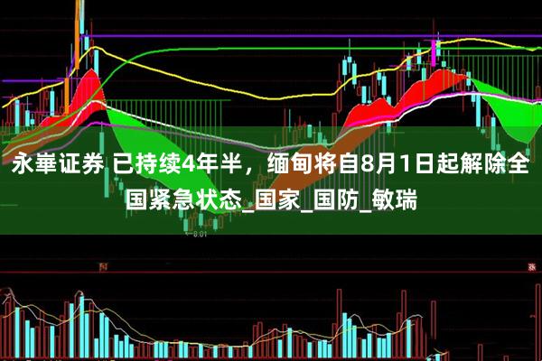 永崋证券 已持续4年半，缅甸将自8月1日起解除全国紧急状态_国家_国防_敏瑞