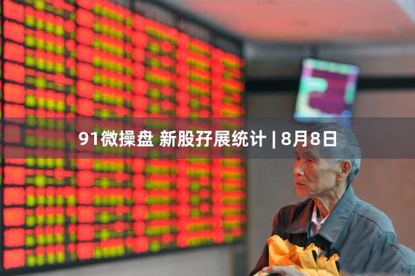 91微操盘 新股孖展统计 | 8月8日