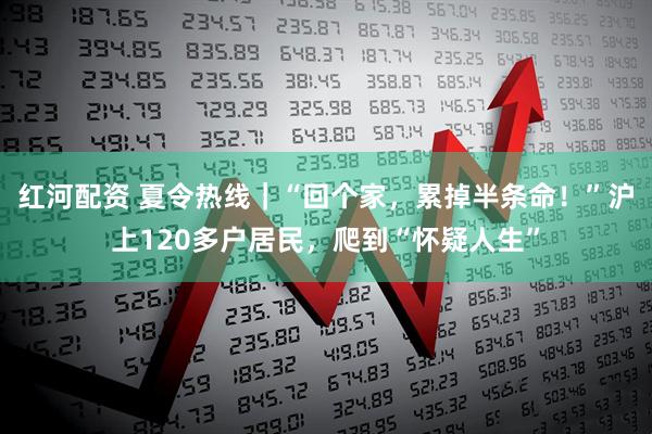 红河配资 夏令热线｜“回个家，累掉半条命！”沪上120多户居民，爬到“怀疑人生”